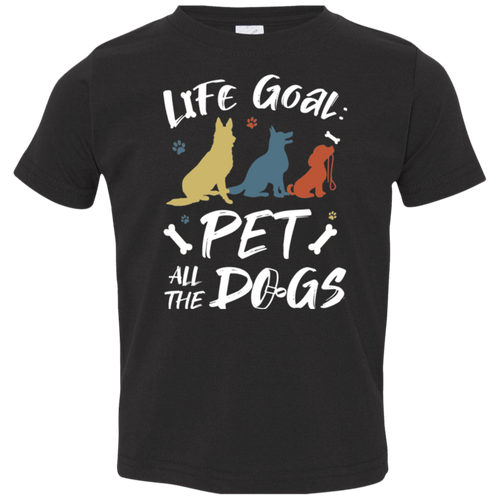 PET ALL THE DOGS Toddler Jersey T-Shirt