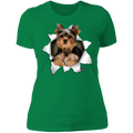 YORKSHIRE TERRIER 3D Ladies' Boyfriend T-Shirt