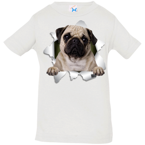 PUG 3D Infant Jersey T-Shirt