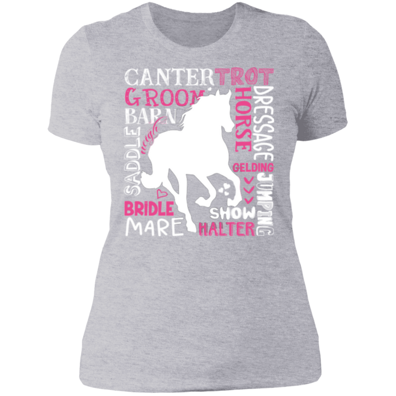 HORSE LOVER Ladies' Boyfriend T-Shirt