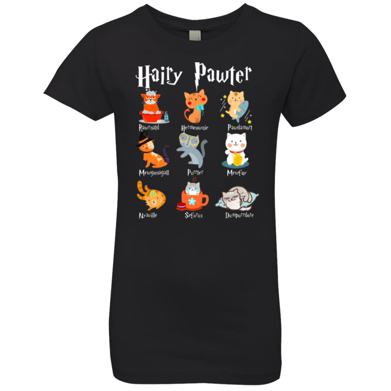 HAIRY PAWTER Girls' Princess T-Shirt