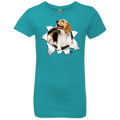 BEAGLE 3D Girls' Princess T-Shirt