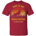 THIS IS MY HUMAN COSTUME Youth 5.3 oz 100% Cotton T-Shirt