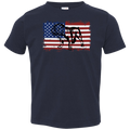 VINTAGE ENGLISH BULLDOG AMERICAN Toddler Jersey T-Shirt