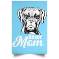 BOXER MOM Satin Portrait Poster