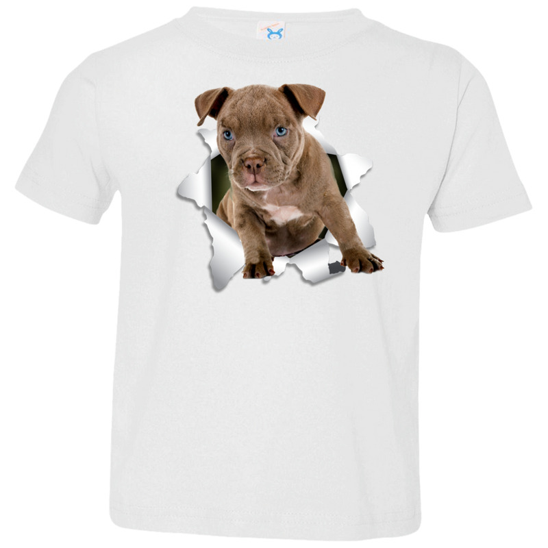 PITBULL 3D Toddler Jersey T-Shirt