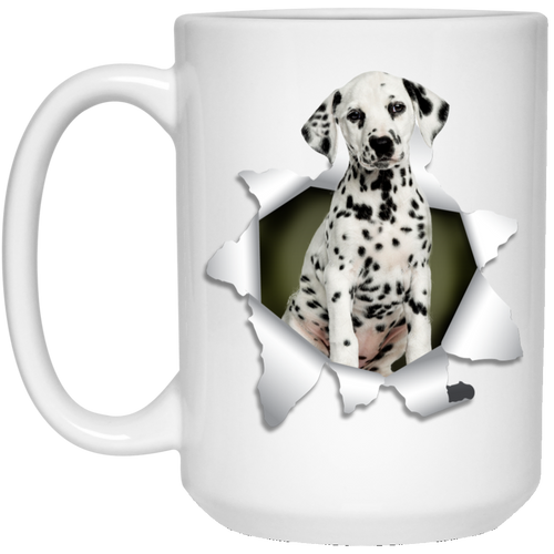DALMATIAN 3D 15 oz. White Mug