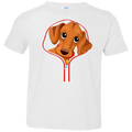 DACHSHUND ZIP-DOWN Toddler Jersey T-Shirt