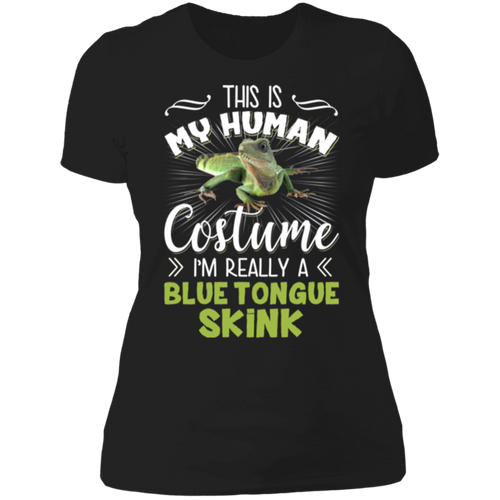 THIS IS MY HUMAN COSTUME Ladies' Boyfriend T-Shirt