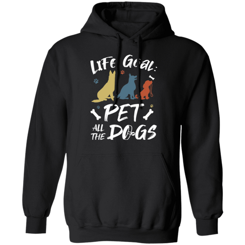 PET ALL THE DOGS Pullover Hoodie 8 oz.