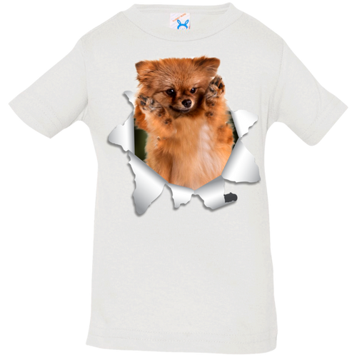 GERMAN SPITZ KLEIN 3D Infant Jersey T-Shirt