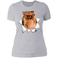 GERMAN SPITZ KLEIN 3D Ladies' Boyfriend T-Shirt