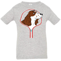 COCKER SPANIEL ZIP-DOWN Infant Jersey T-Shirt