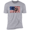 VINTAGE ENGLISH BULLDOG AMERICAN Premium Short Sleeve T-Shirt