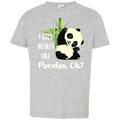 I REALLY LIKE PANDAS Toddler Jersey T-Shirt