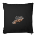 T-REX Throw Pillow Cover 17.5” x 17.5” - black