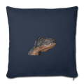T-REX Throw Pillow Cover 17.5” x 17.5” - navy