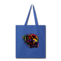 Hand Painted Rotweiler Tote Bag - royal blue