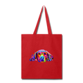 Hand painted weimaraners Tote Bag - red
