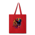 Hand painted cocker spaniel Tote Bag - red