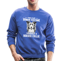 THIS IS MY HUMAN COSTUME Crewneck Sweatshirt - royal blue