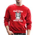 THIS IS MY HUMAN COSTUME Crewneck Sweatshirt - red