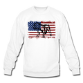VINTAGE ENGLISH BULLDOG AMERICAN Crewneck Sweatshirt - white