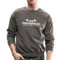 THE CHICKEN DAD Crewneck Sweatshirt - asphalt gray